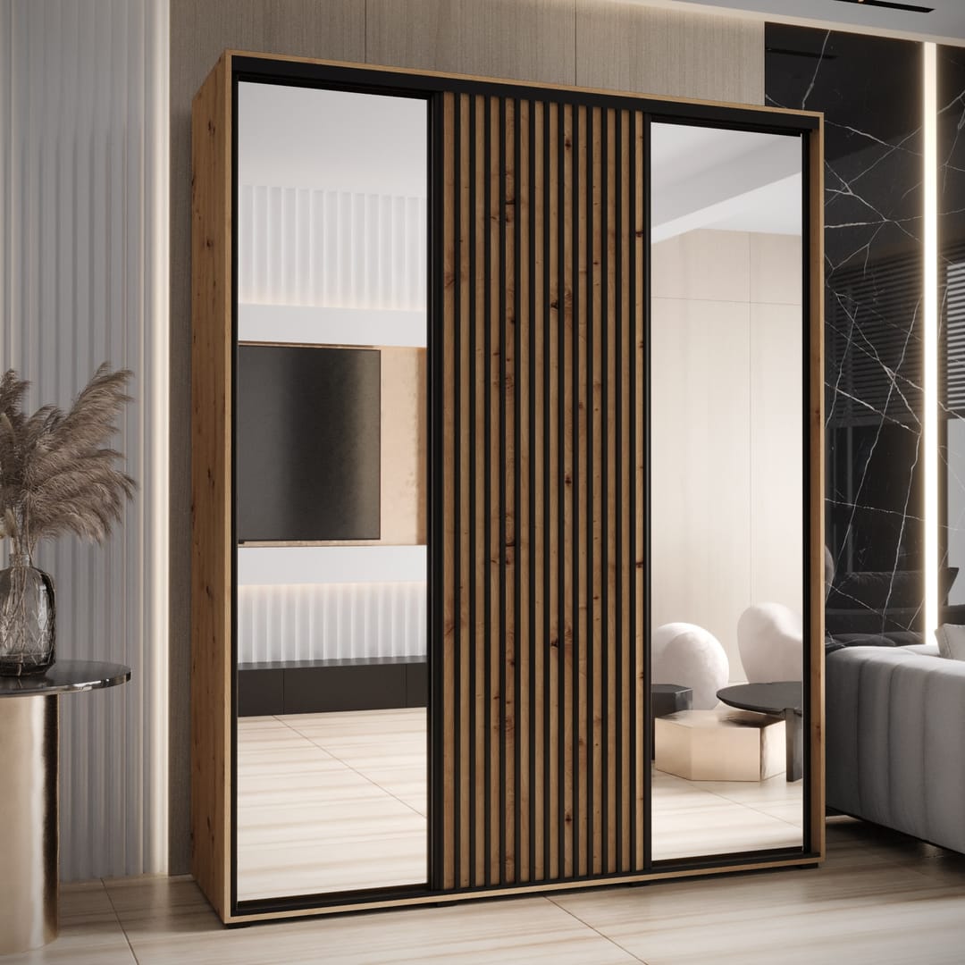 Sapporo II Sliding Door Wardrobe 200cm