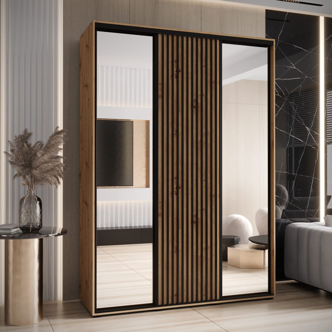 Sapporo II Sliding Door Wardrobe 170cm