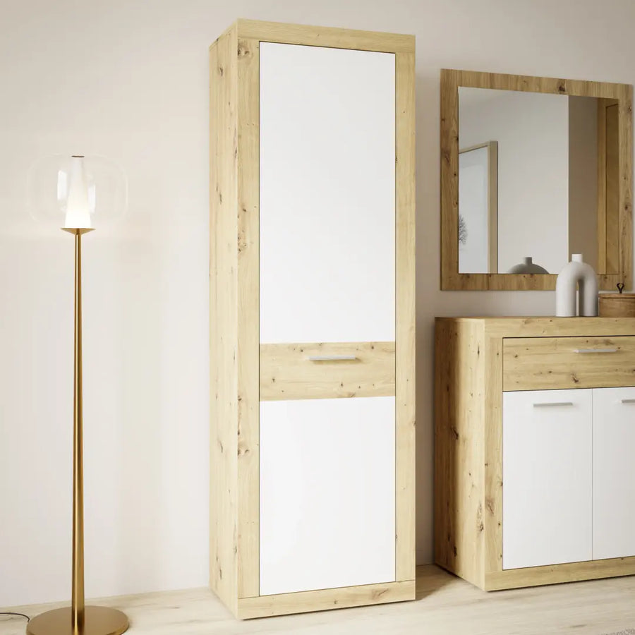 Baccio Tall Cabinet 58cm in Oak Artisan