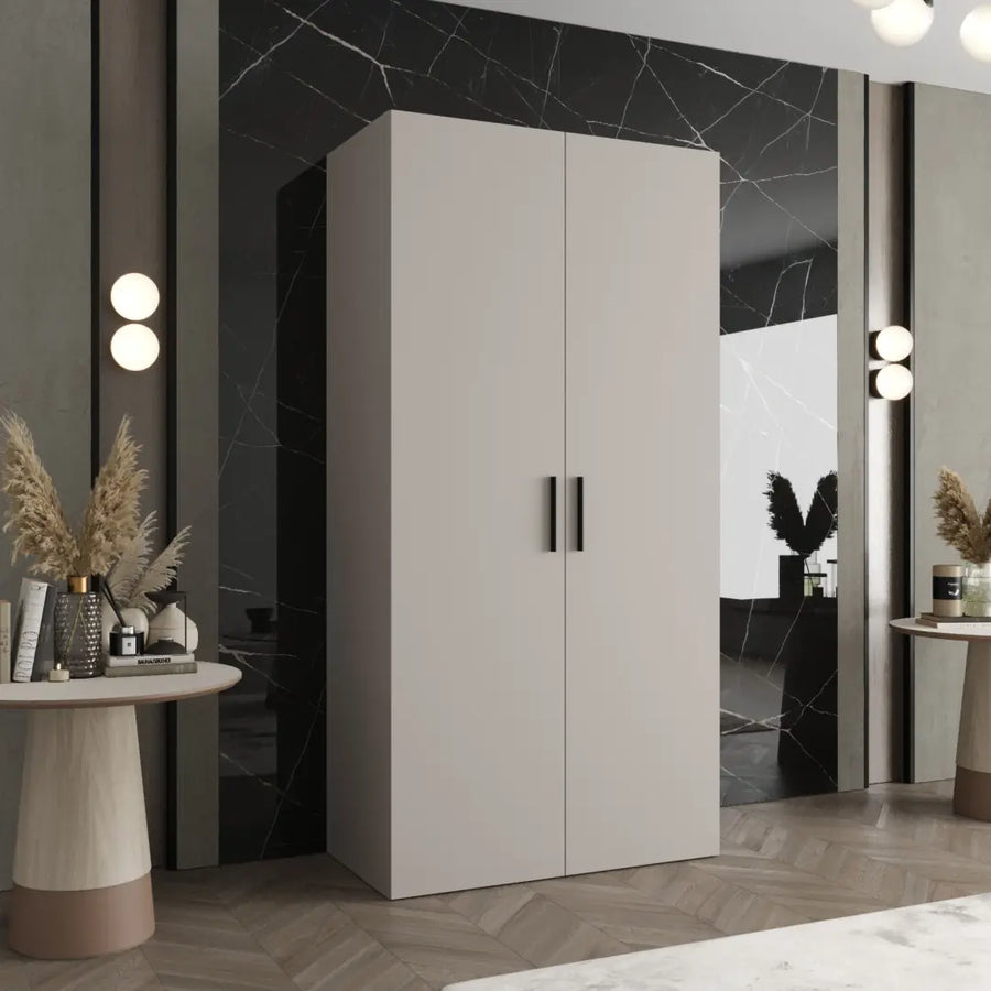 Bari I Hinged Door Wardrobe 100cm