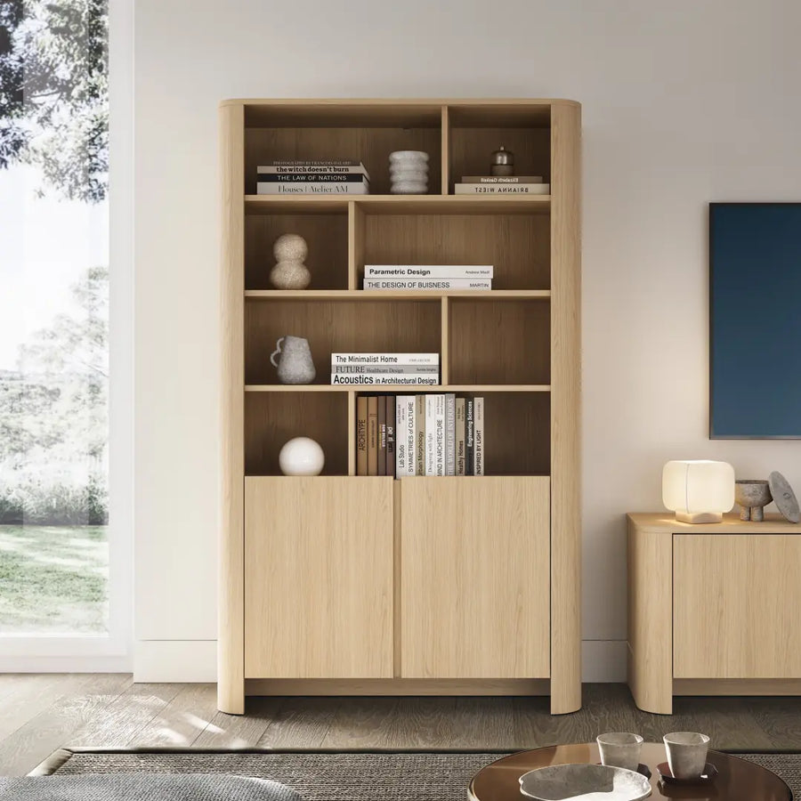 Bari Tall Bookcase 103cm