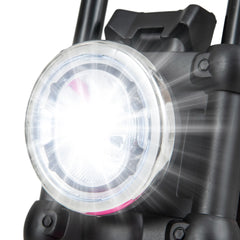 6V Kids Ride On Motorcycle with Training Wheels and Headlight for Toddlers-Pink