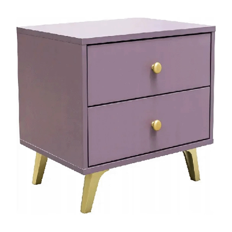 Bedside Table HUDSON Plum