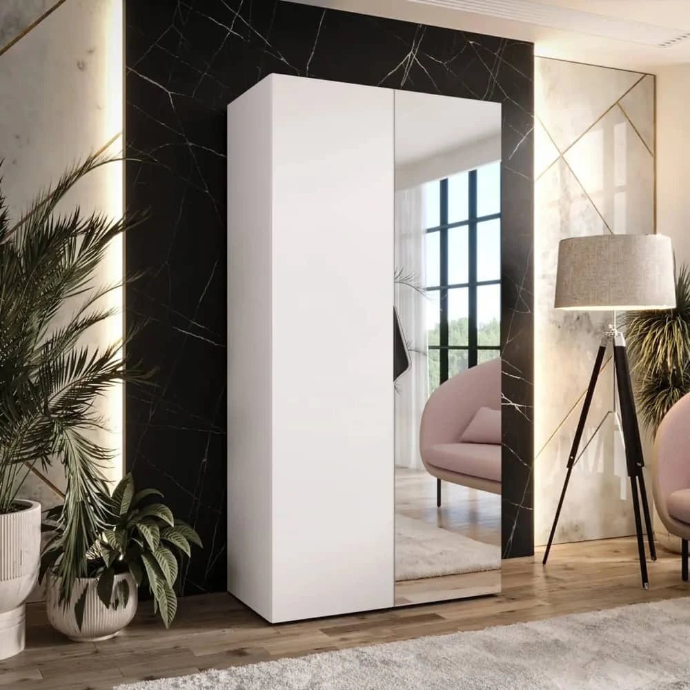 Sandi II Hinged Door Wardrobe 100cm - product image 6