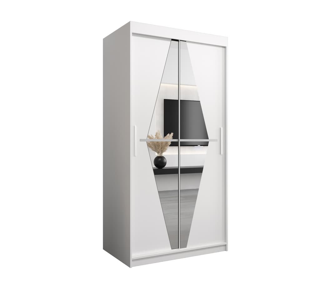 Boliwia Sliding Door Wardrobe 100cm - product image 7