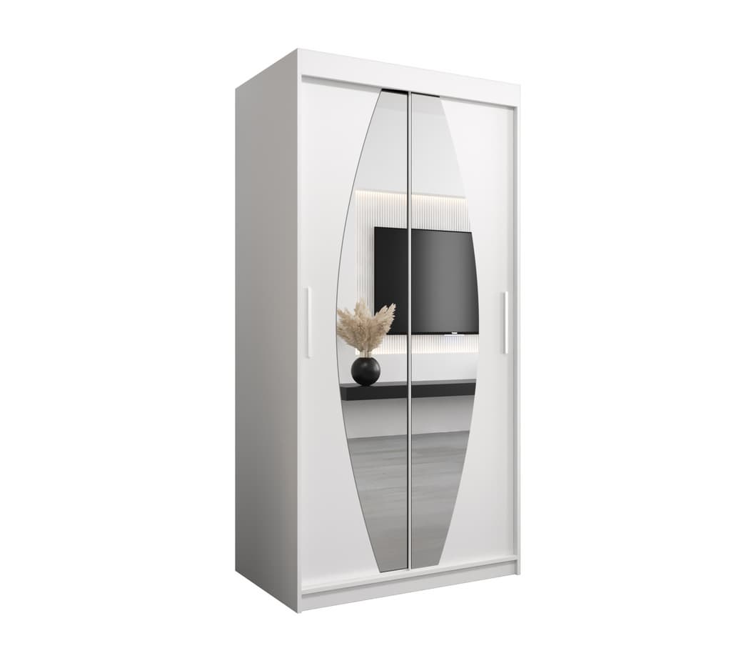 Elypse Sliding Door Wardrobe 100cm - product image 2