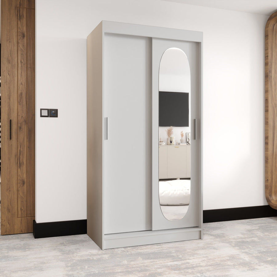 Royal Sliding Door Wardrobe 100cm