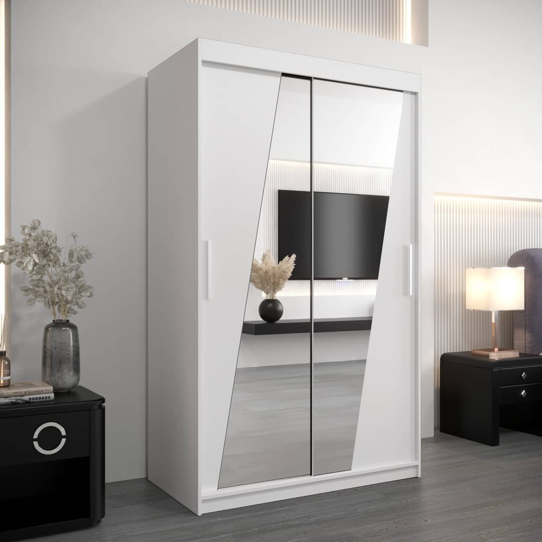 Rhomb Sliding Door Wardrobe 120cm - product image 4