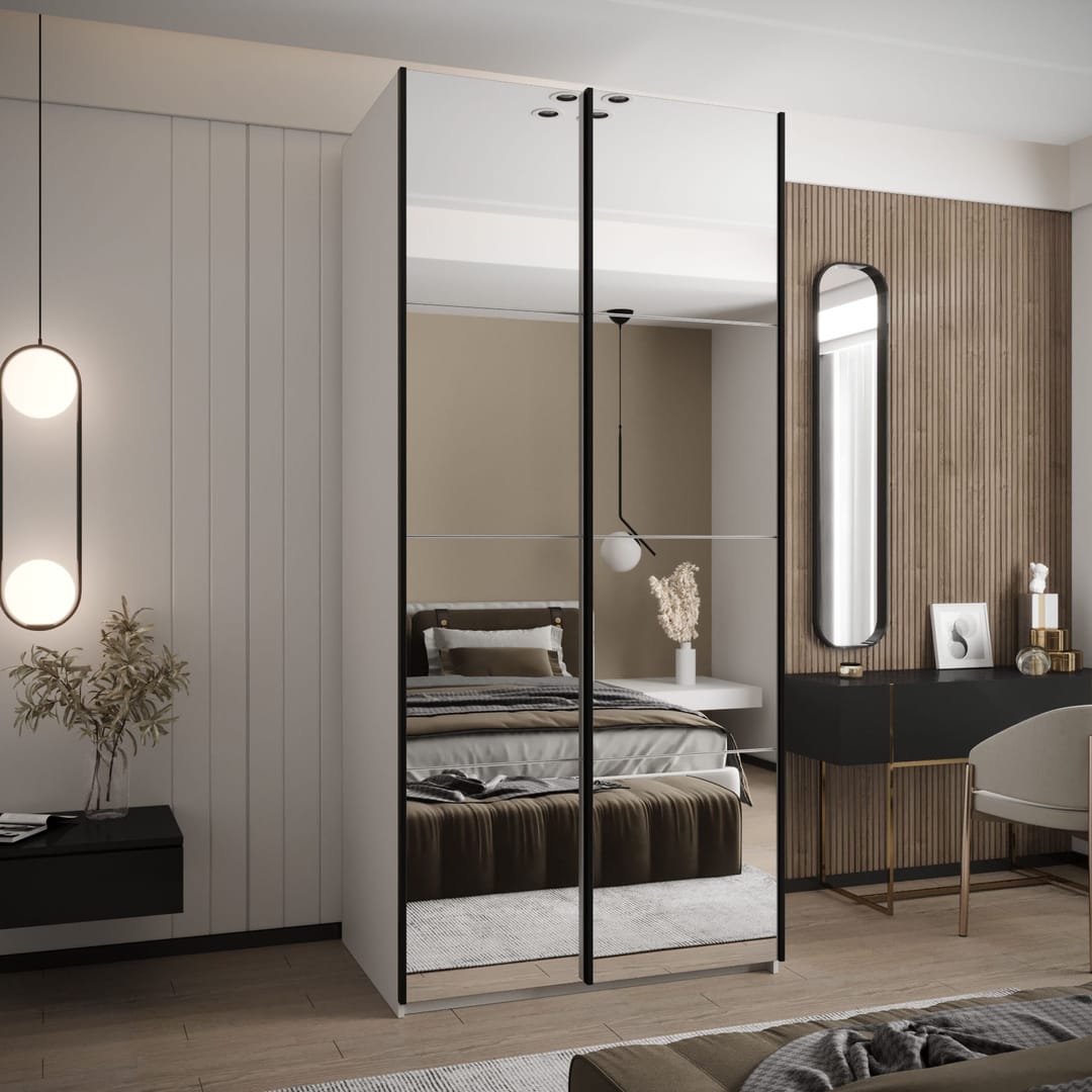 Trosa II Sliding Door Wardrobe 100cm