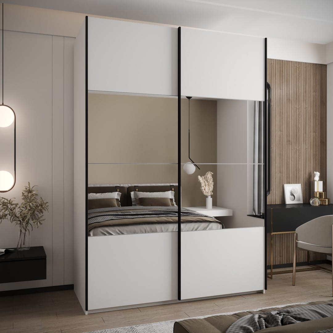 Trosa IV Sliding Door Wardrobe 170cm
