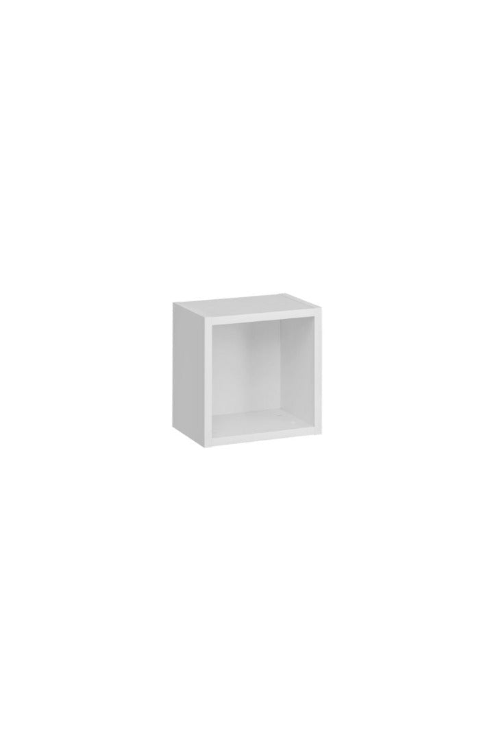 Blox 10 Wall Shelf 35cm, a single white cube shelf