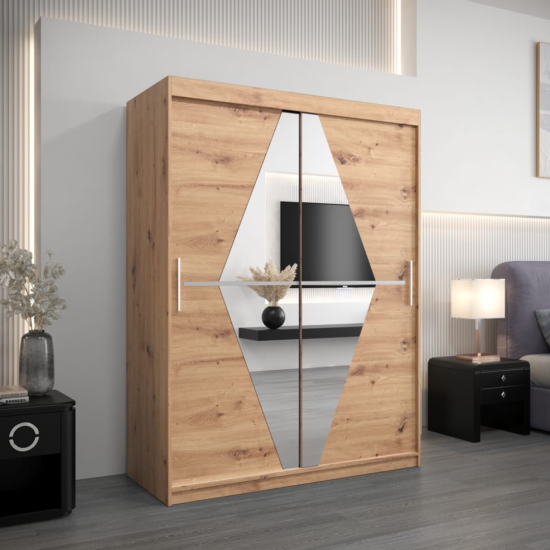 Boliwia Sliding Door Wardrobe 150cm