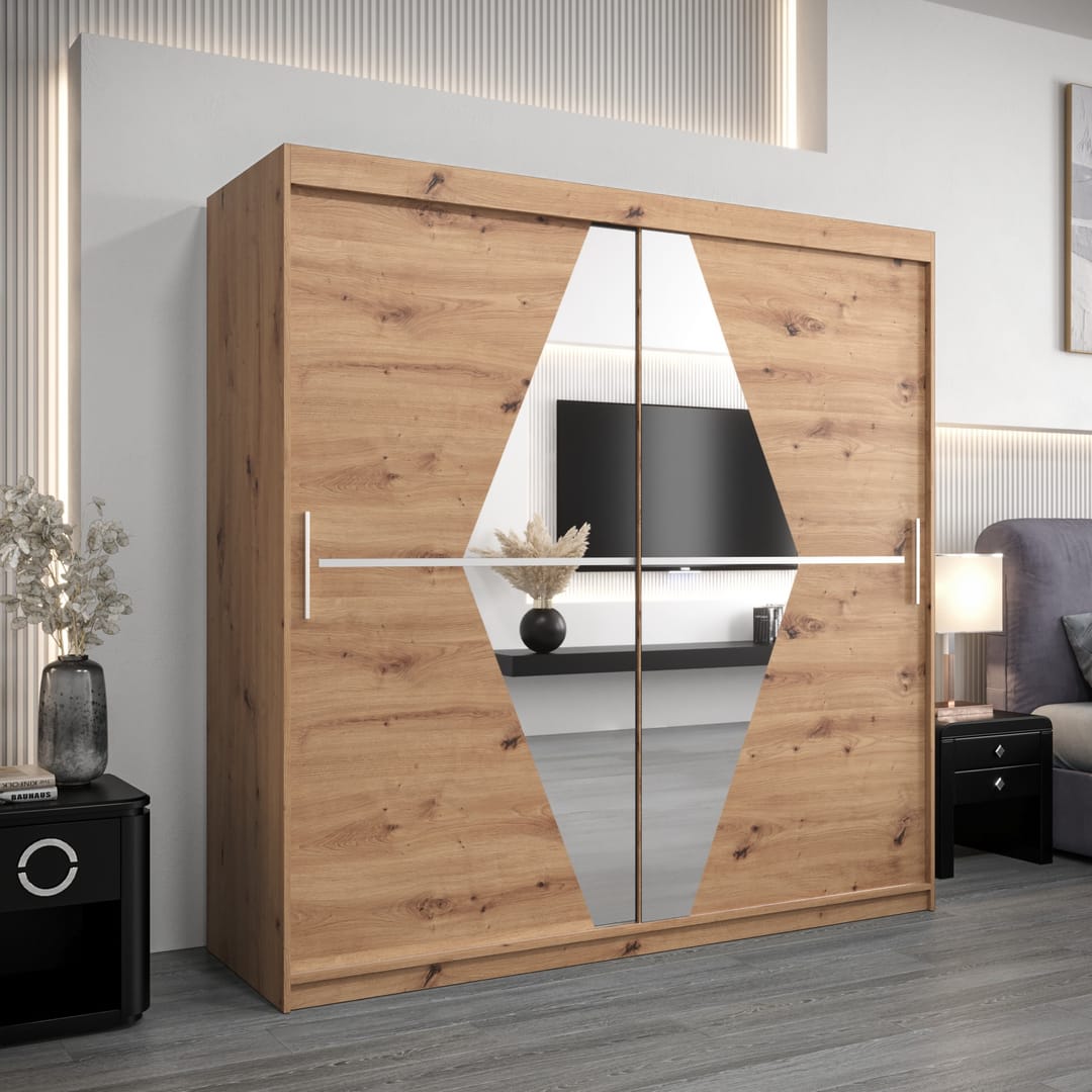 Boliwia Sliding Door Wardrobe 200cm