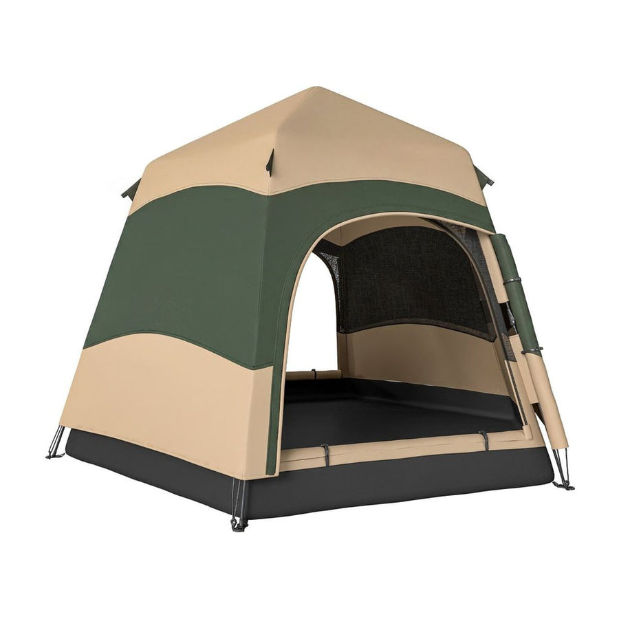 Outsunny Double Layer Instant Pop Up Tent with Rainfly, Portable Camping Shelter with Sewn-in Groundsheet and Carry Bag