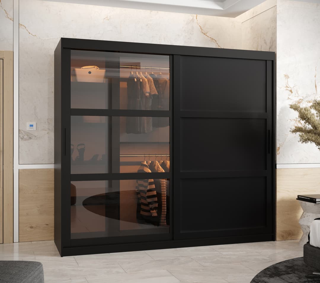 Parma III Sliding Door Wardrobe 200cm - product image 10