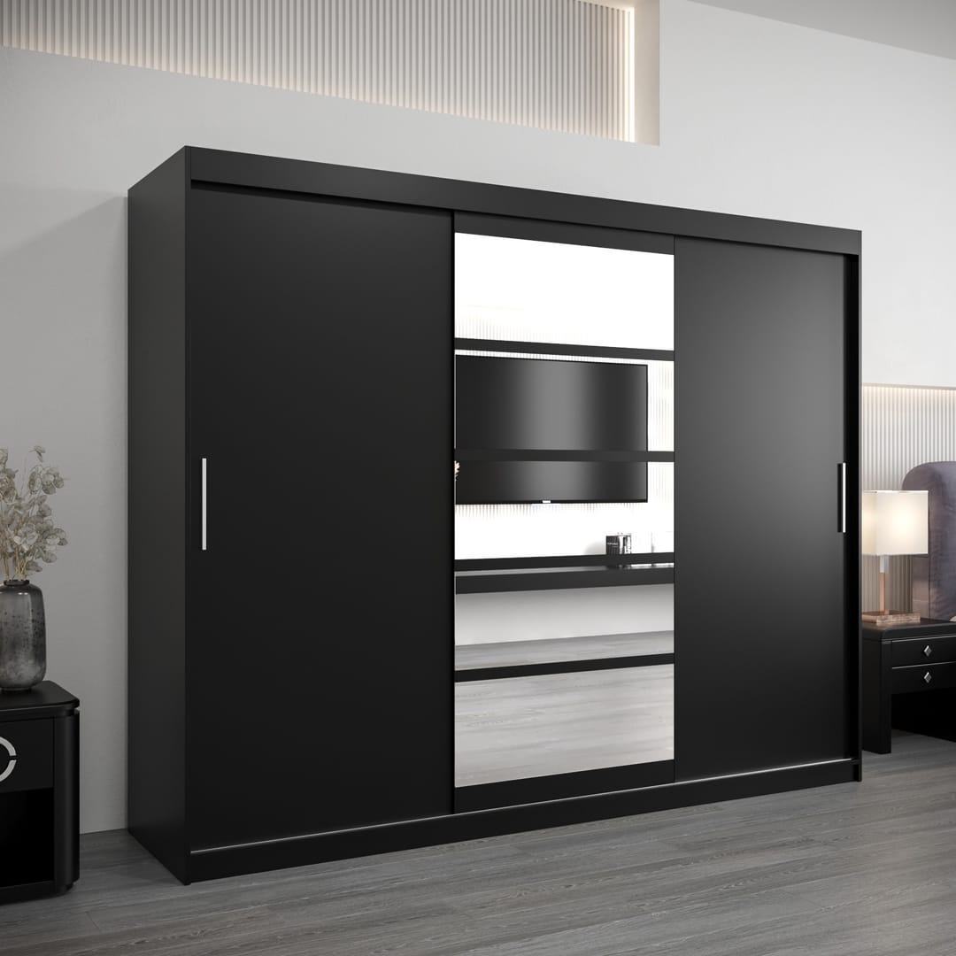 Roma I Sliding Door Wardrobe 250cm