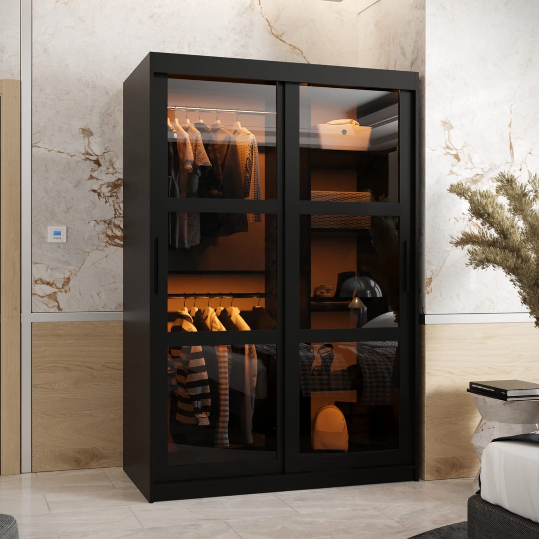 Parma Sliding Door Wardrobe 120cm - product image 6