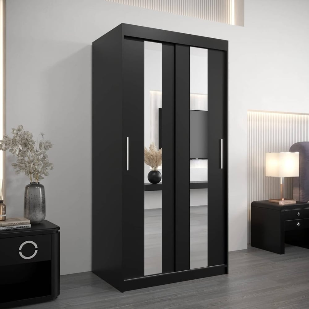 Pole Sliding Door Wardrobe 100cm - product image 10