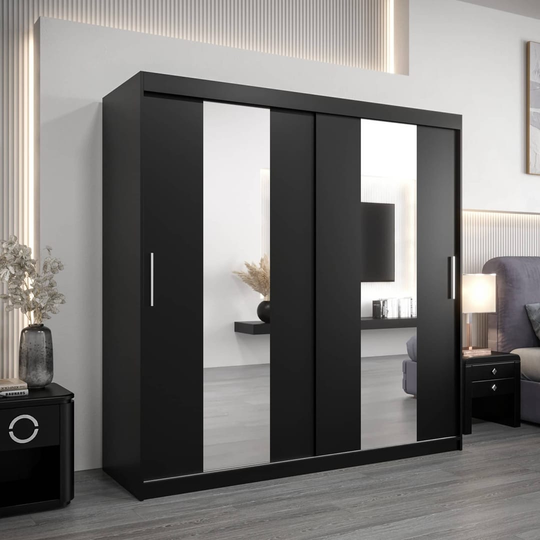 Pole Sliding Door Wardrobe 200cm - product image 9