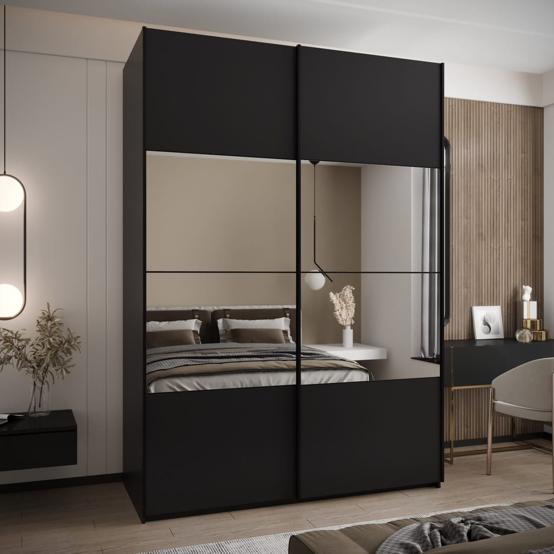 Trosa IV Sliding Door Wardrobe 170cm