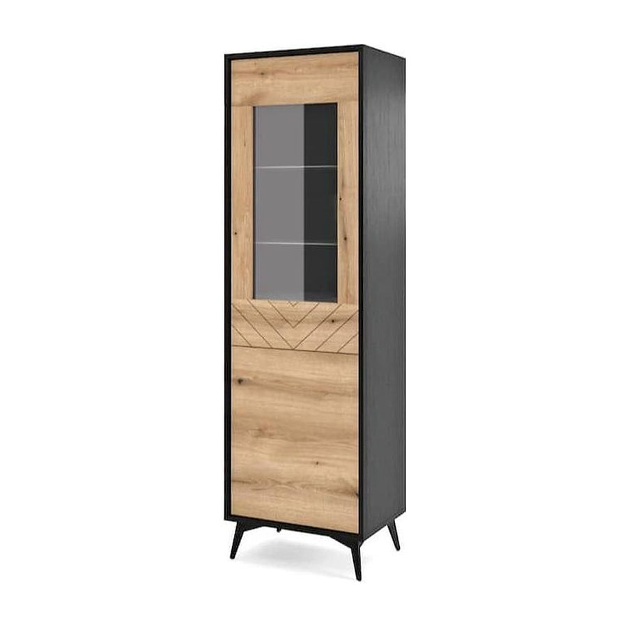 Diamond Tall Display Cabinet 54cm