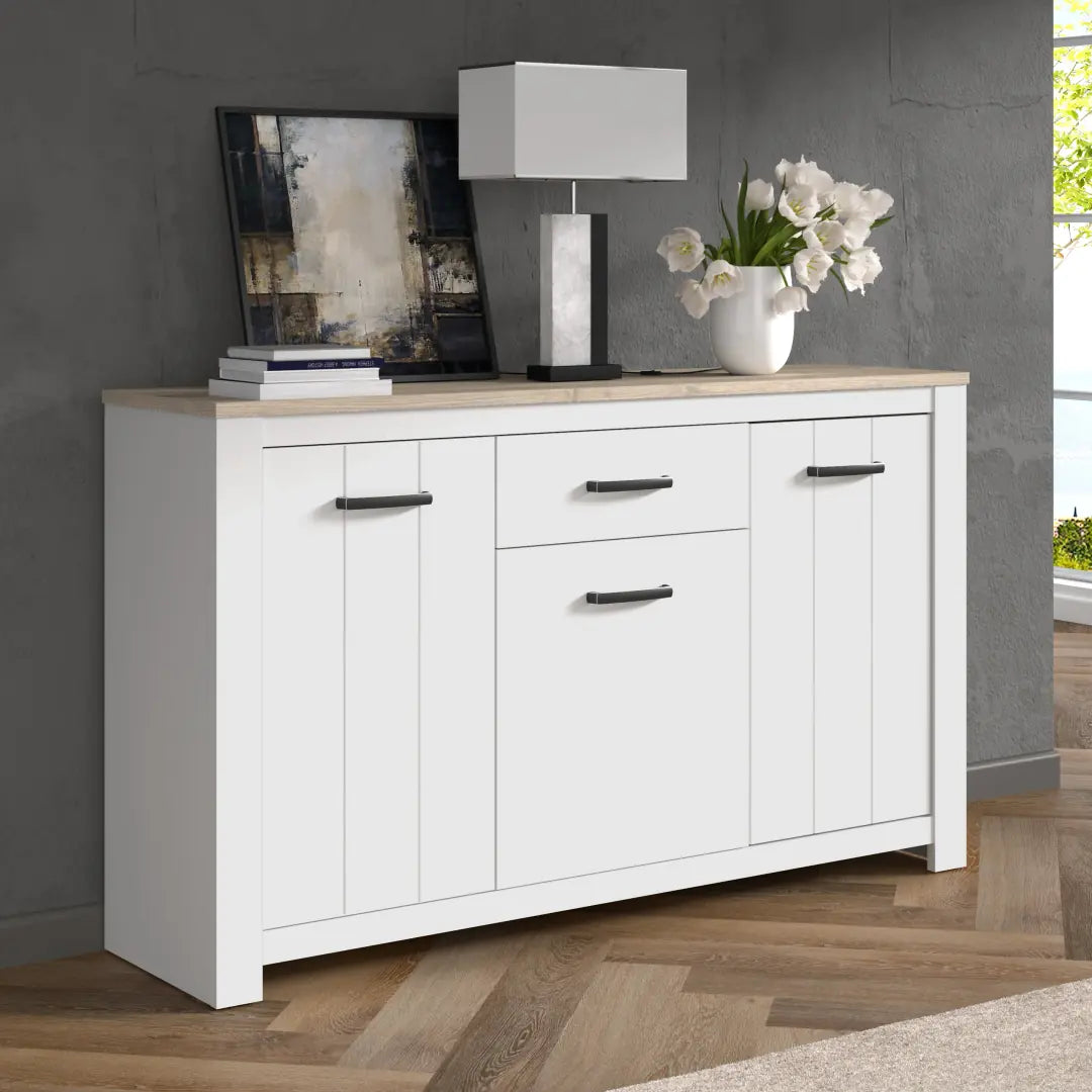 Elara Sideboard Cabinet 161cm in White
