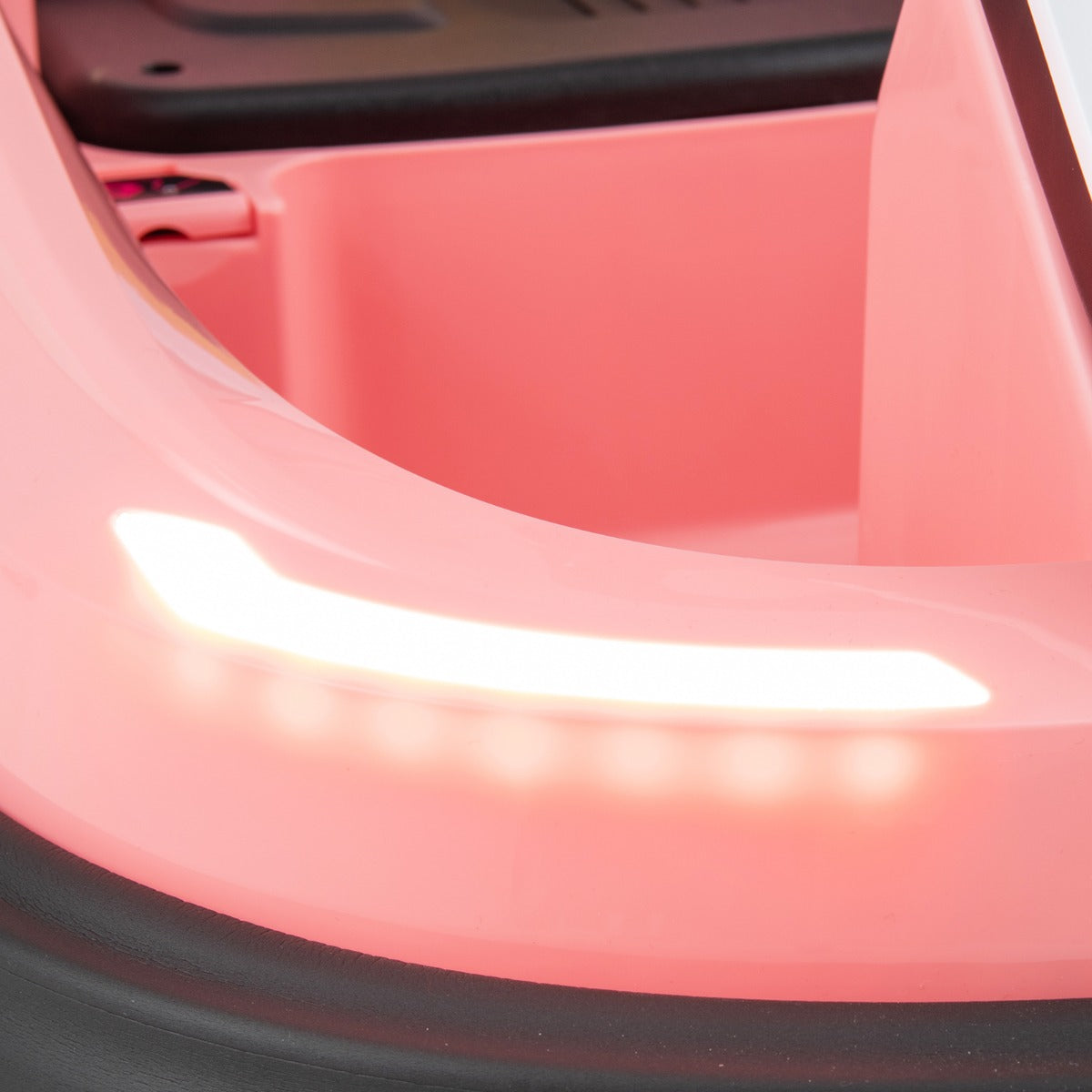 Electric kids Ride-on Bumper Car with 360° Spinning and Dual Motors-Pink