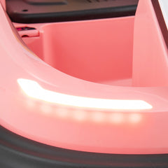 Electric kids Ride-on Bumper Car with 360° Spinning and Dual Motors-Pink