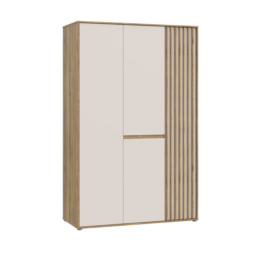 Eliston Hinged Door Wardrobe 129cm in Oak Mauvella