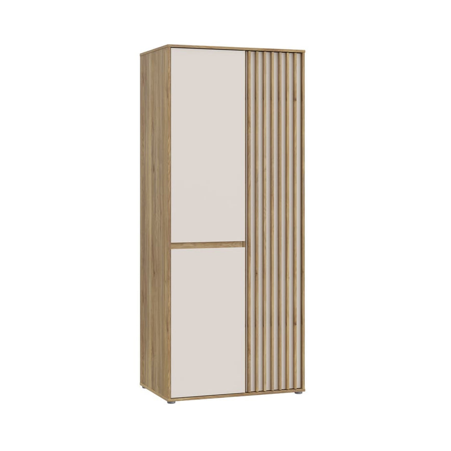 Eliston Hinged Door Wardrobe 84cm in Oak Mauvella