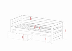 Wooden Bed Ergo with Storage - product image 9