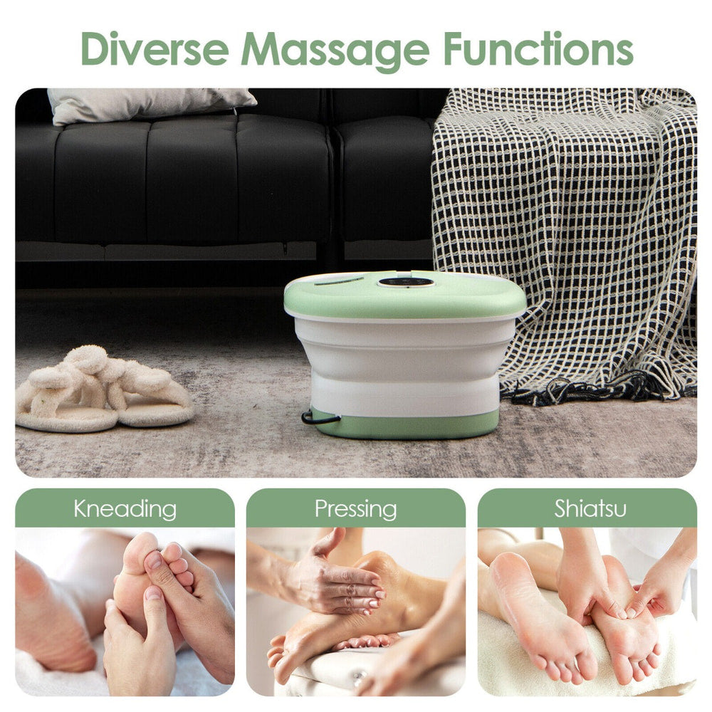 Diverse massage functions of the foot spa bath