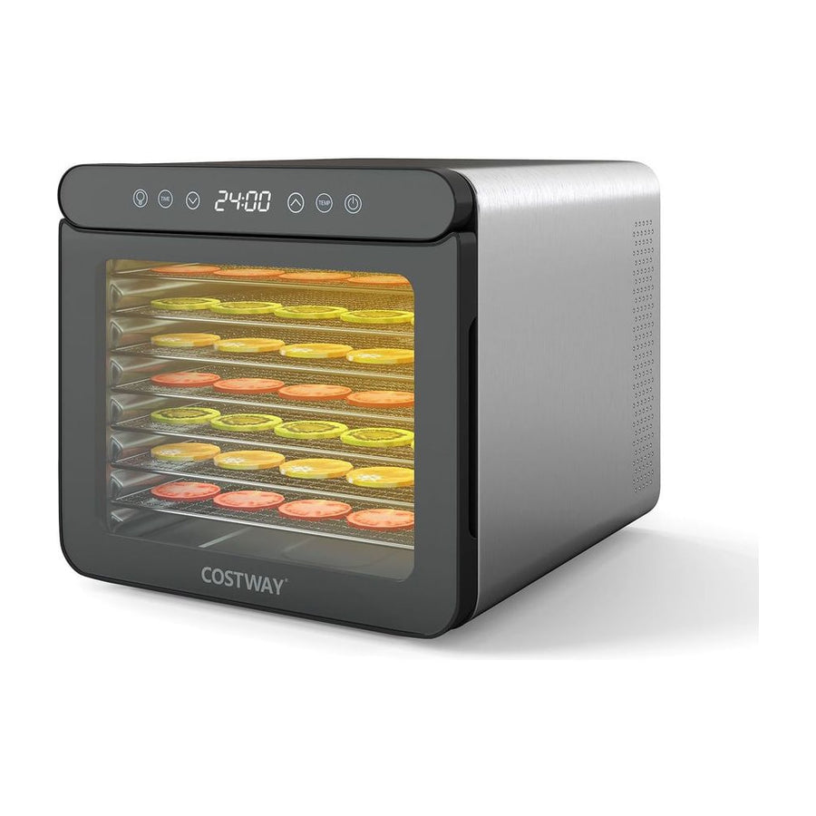 Food Dehydrator with seven stainless steel trays and digital display