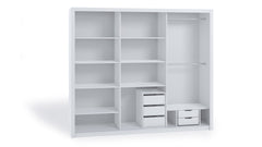 Bono Sliding Door Wardrobe With Mirror 250cm