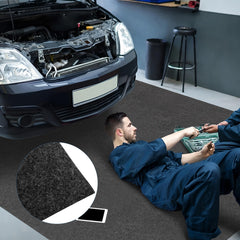 253 x 221 cm Reusable and Washable Garage Floor Mat Includes Double Sided Tape