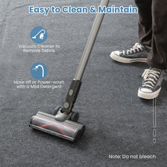 253 x 221 cm Reusable and Washable Garage Floor Mat Includes Double Sided Tape