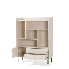 Grande GR3 Highboard Cabinet 104cm in Beige, image 2