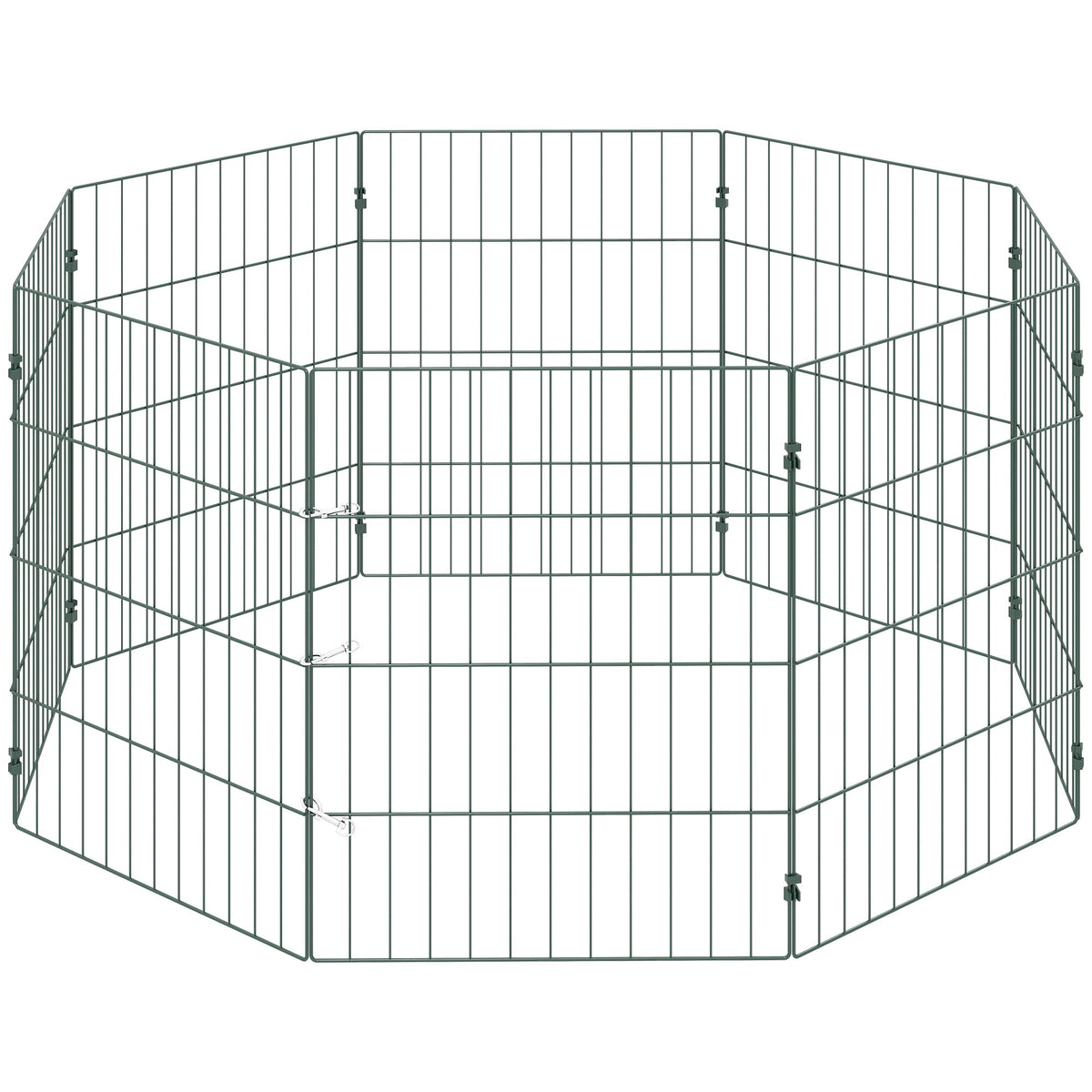 PawHut 8 Panel Pet Playpen for Small Dogs Indoor Outdoor 60 cm Height