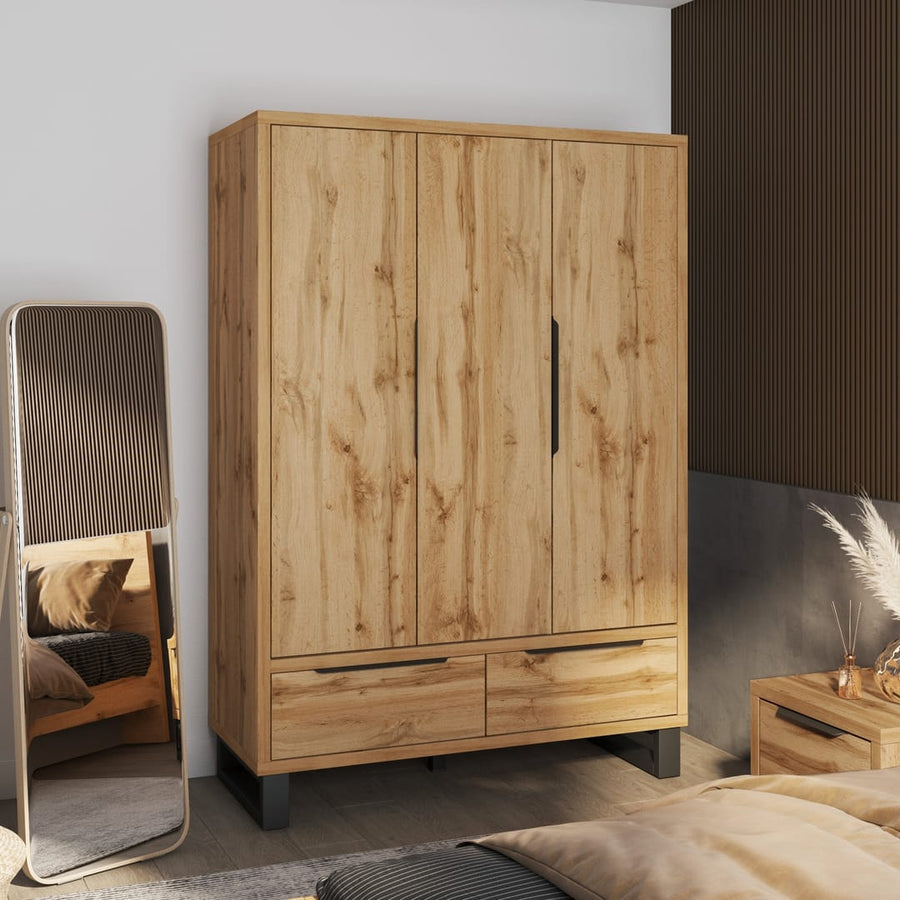 Halle Hinged Door Wardrobe 145cm