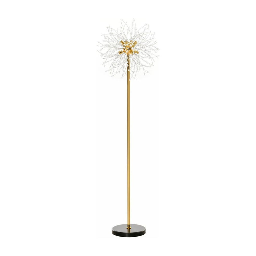 HOMCOM 160cm Dandelion-Crystallite Floor Lamp, with Foot Switch