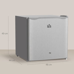 HOMCOM 46 Litre Lockable Countertop Fridge in Grey