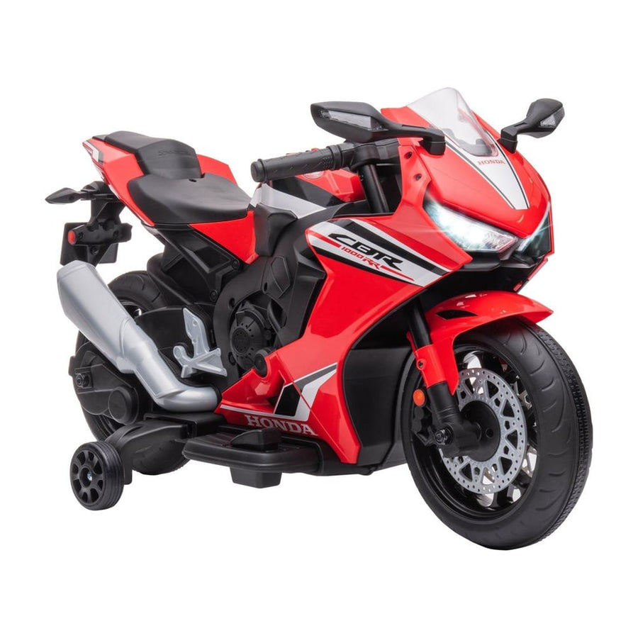 HOMCOM 6V Honda Licensed Kids Motorcycle w/ Music in Red