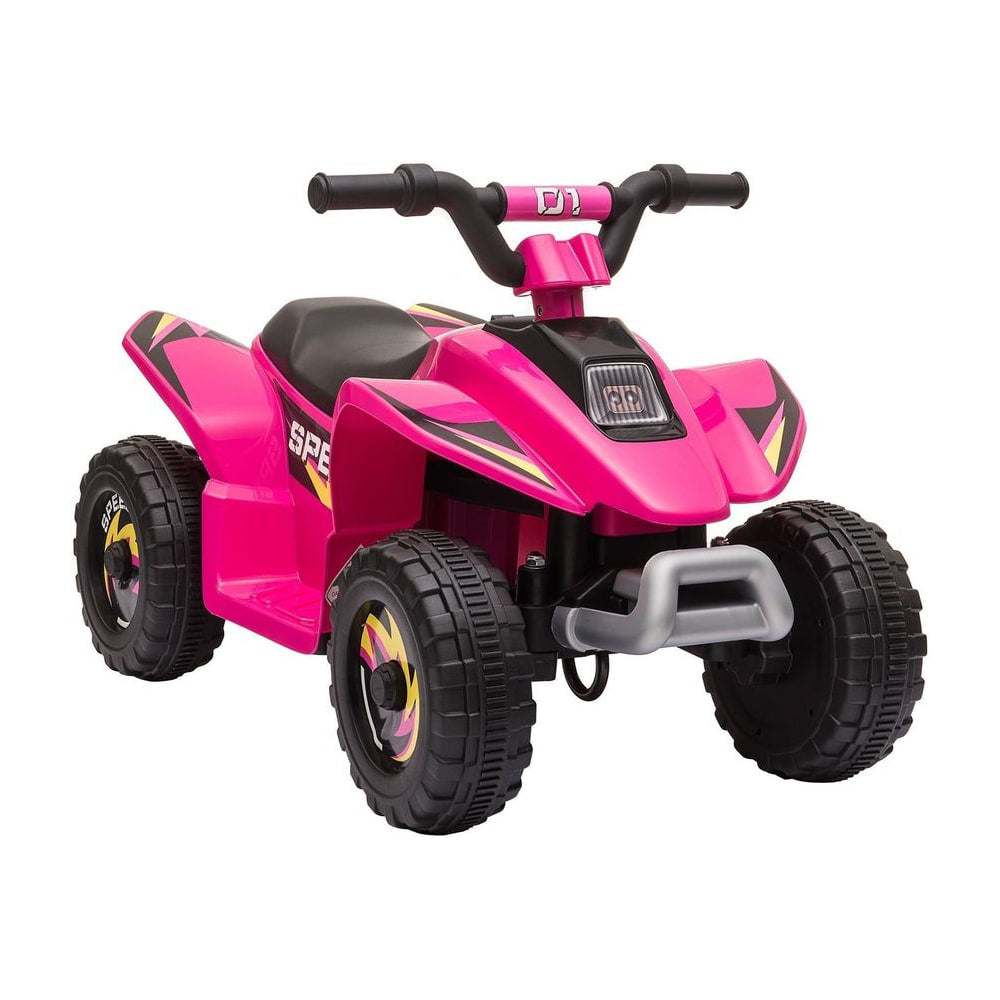 HOMCOM 6V Kids Electric Ride on Car ATV Toy Quad Bike Four Big Wheels w/ Forward Reverse Functions Toddlers for 18-36 Months