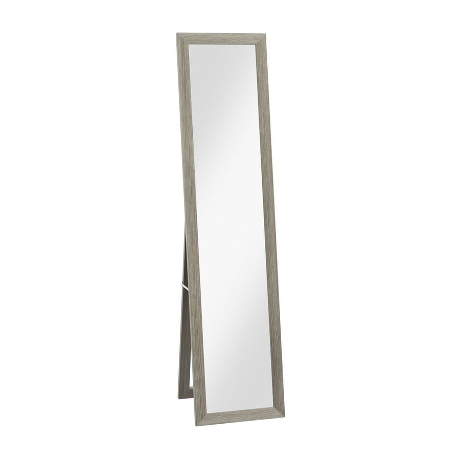 HOMCOM Full Length Mirror, 37 x 157 cm, Hanging or Freestanding, Rectangular Full Body Mirror for Living Room, Bedroom, Grey