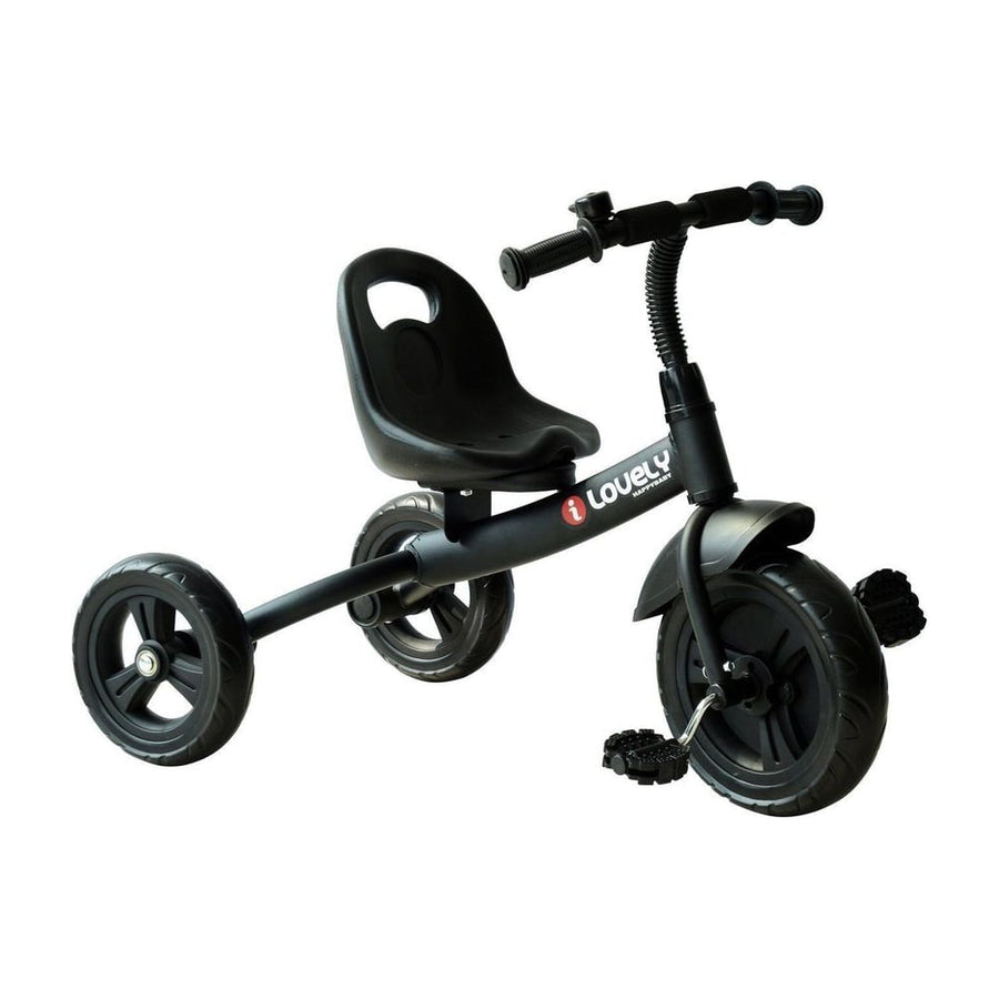 HOMCOM Kids Trike Toddler Tricycle Children Ride on in black with three wheels and a seat