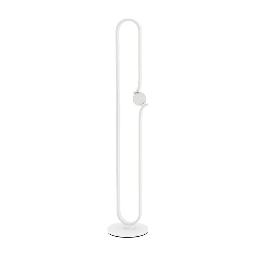 HOMCOM LED Floor Lamp, Dimmable Floor Standing Lamp with Glass Night Light, Foot Switch for Living Room, Bedroom, Office