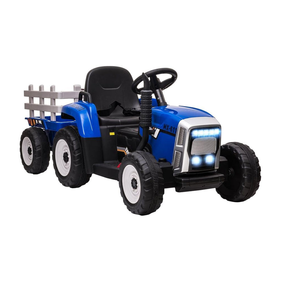 HOMCOM Ride On Tractor in Blue