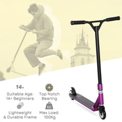 HOMCOM Stunt Scooter in Purple