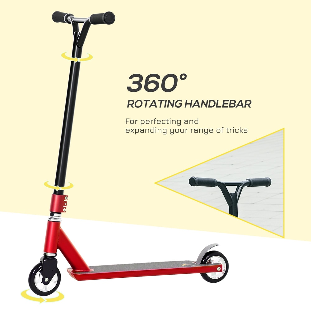 HOMCOM Stunt Scooter in Red