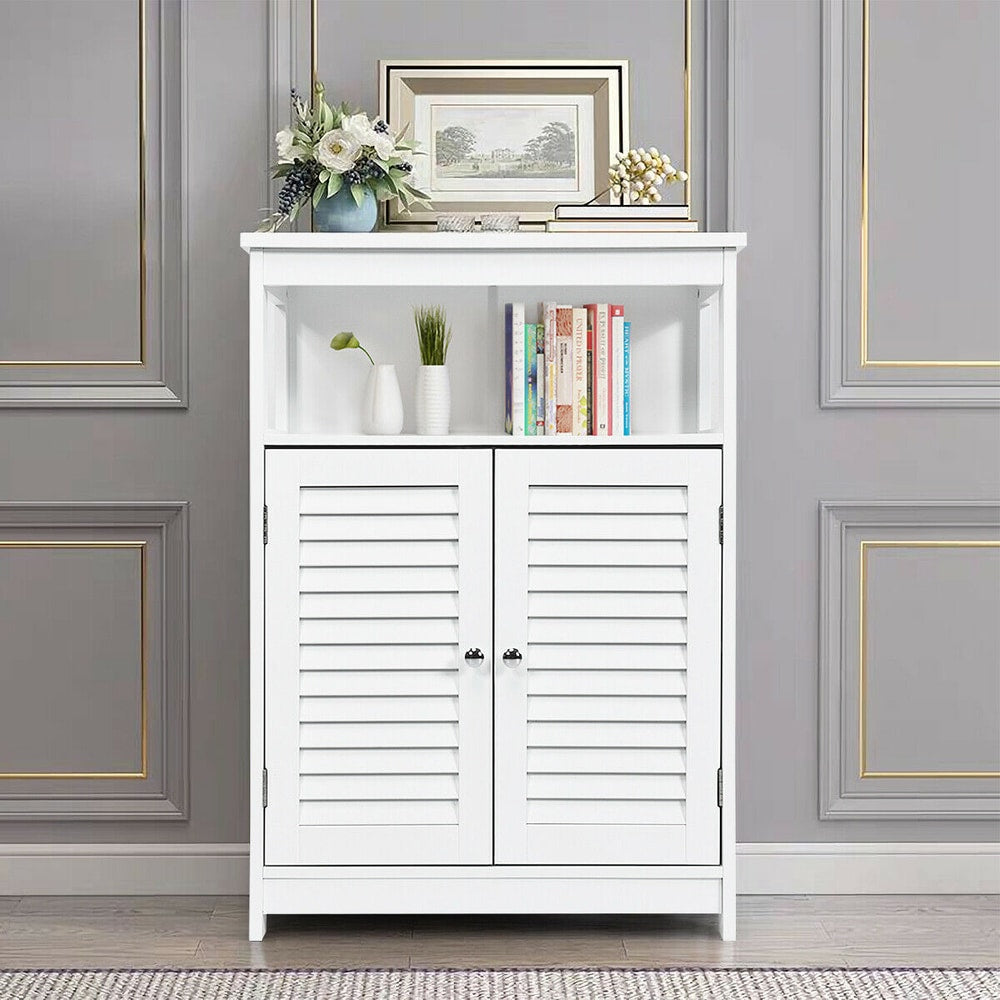 Bathroom Floor Cabinet in White